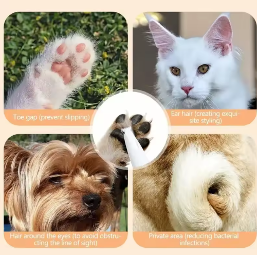 Fynore PawSoft™: Recortadora Ultra-Silenciosa para Zonas Delicadas